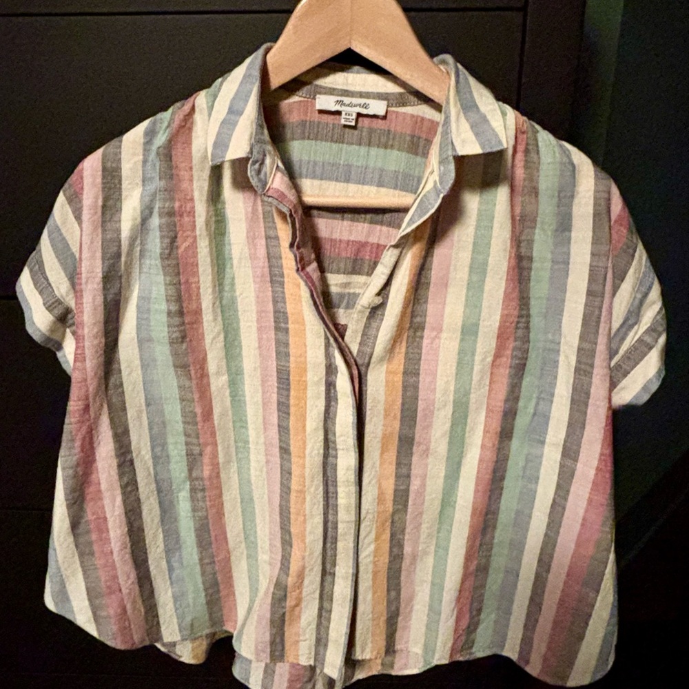 Madewell Hilltop Boxy oversized shirt